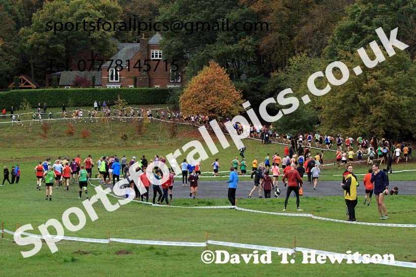 Senior Men, 2022 National Cross Country Relays, Berry Hill Park, Mansfield.  Photo: David T. Hewitson/Sports for All Pics